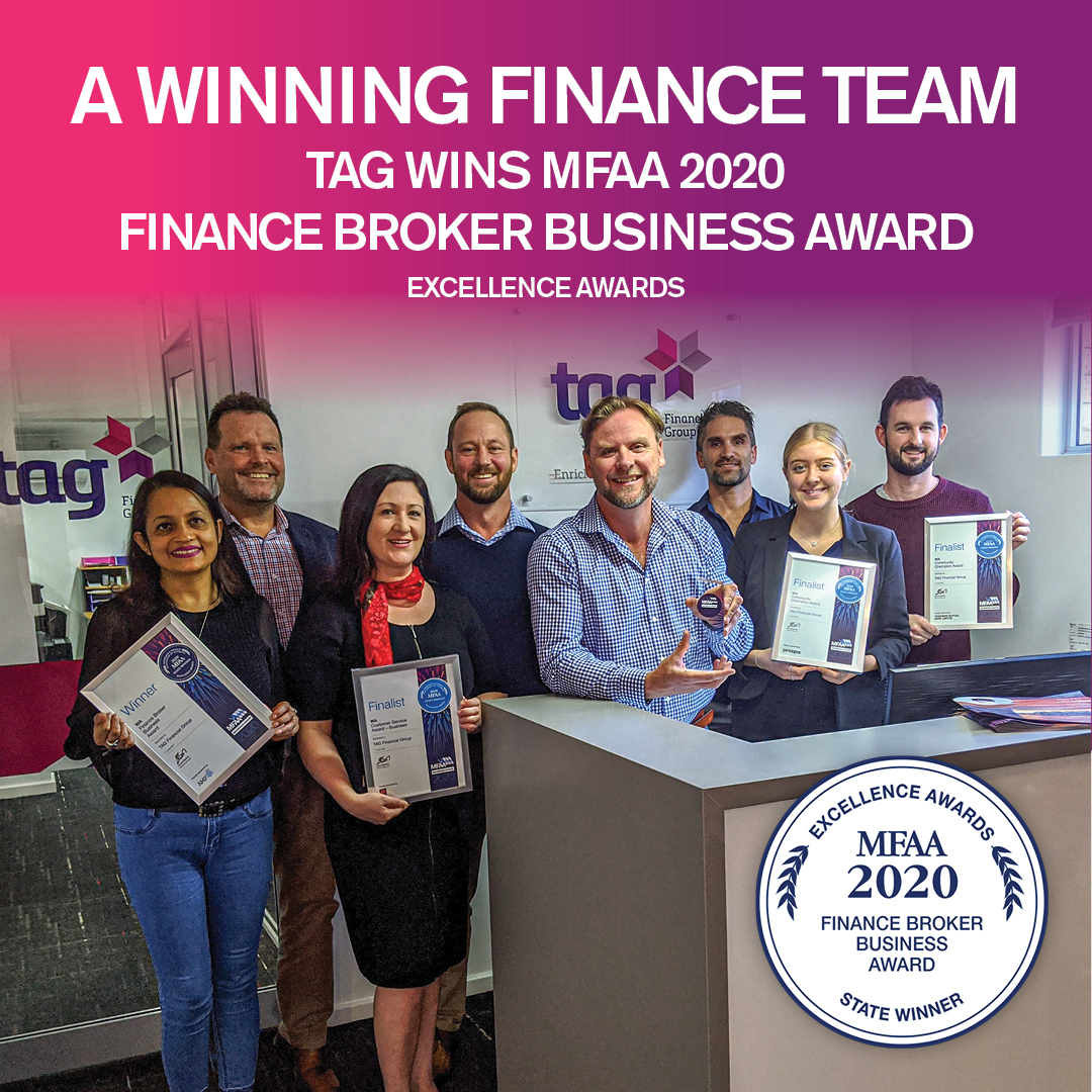 TAG wins MFAA 2020 Finance Broker Business Award